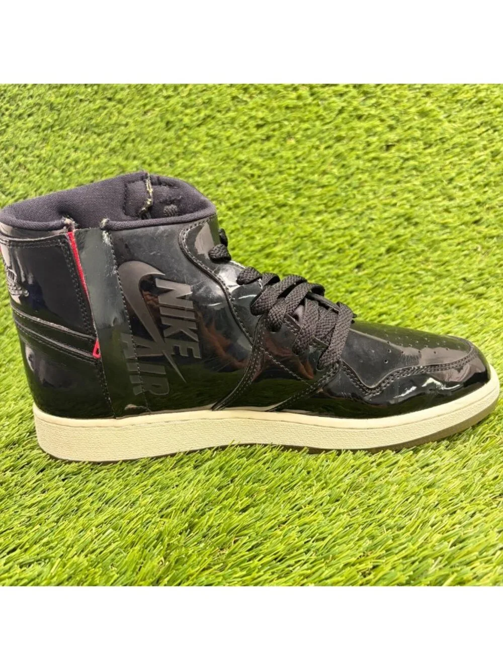 Nike Air Jordan 1 Rebel XX Womens Size 9.5 Black Basketball Shoes Sneakers